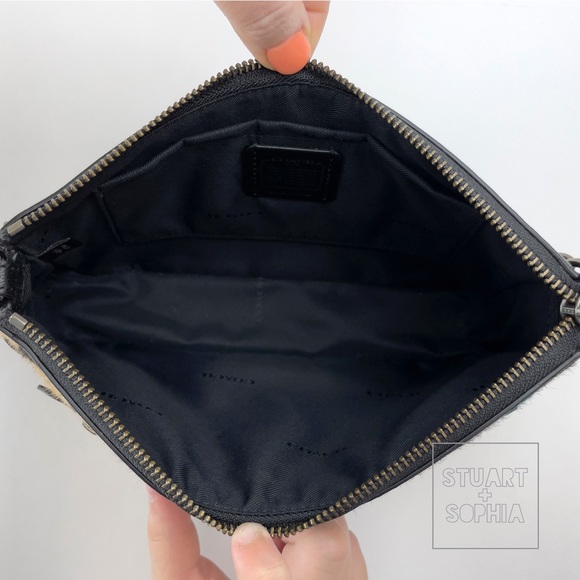 NWT Small Coach Haircalf Leather Nolita 58412 Mini Bag with Wristlet Strap - Picture 7 of 12